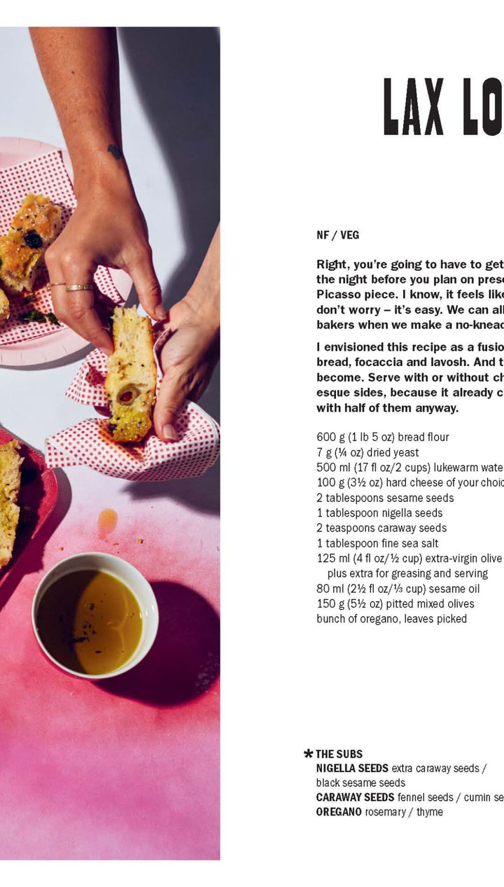 Chocolate chip cookie jar with a pink lid and white base, ceramic material.
