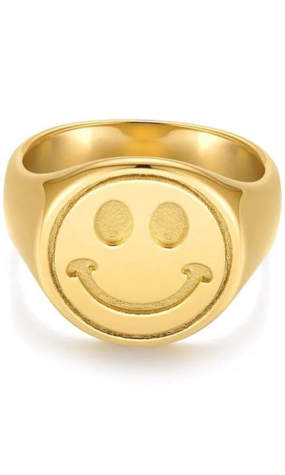 Happy Signet Ring - Jewelry