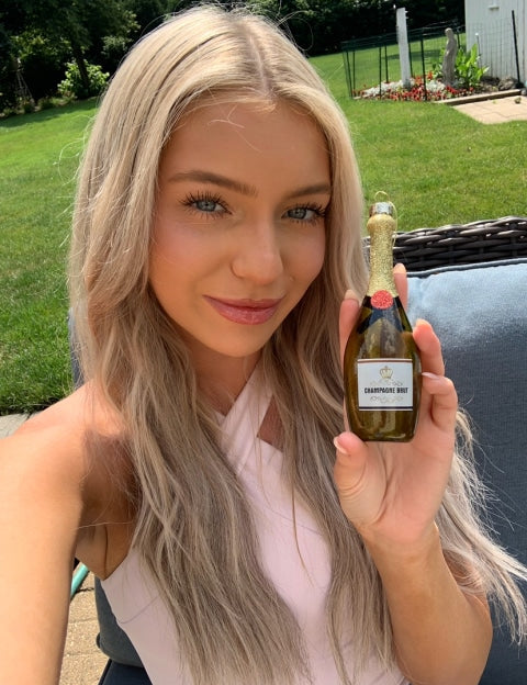 Holiday Ornament Champagne Bottle - GIFT