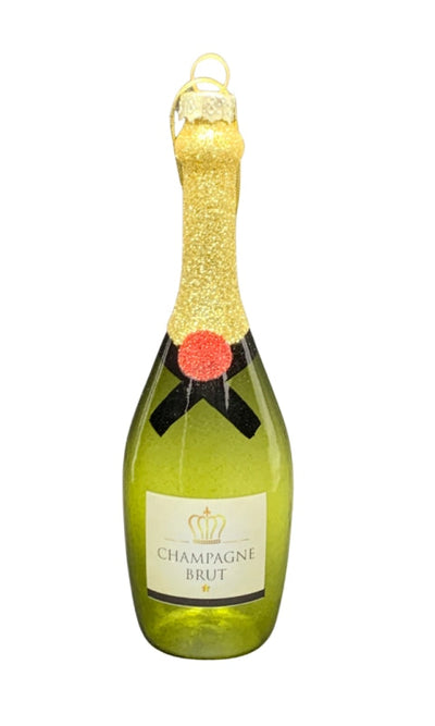 Holiday Ornament Champagne Bottle - GIFT