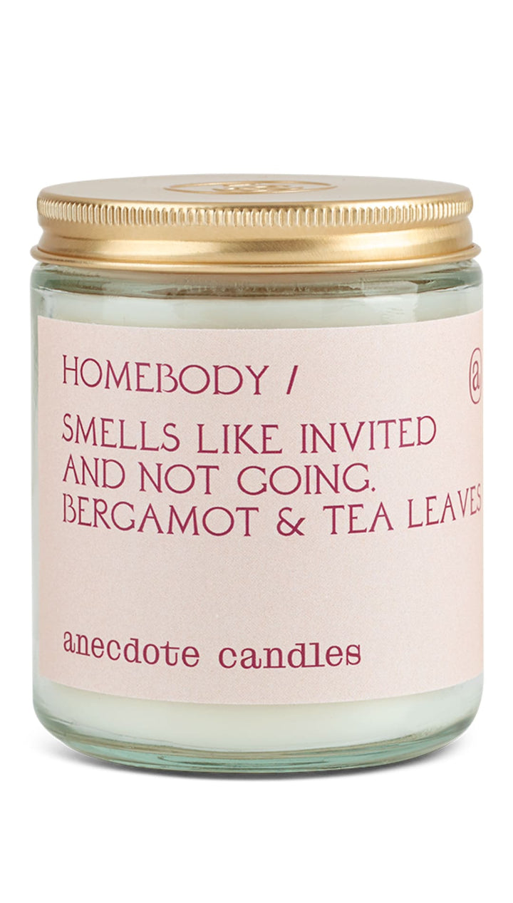 Homebody Candle (Bergamot & Tea Leaves) Candle - 7.8 oz glass jar - 310 Home/Gift