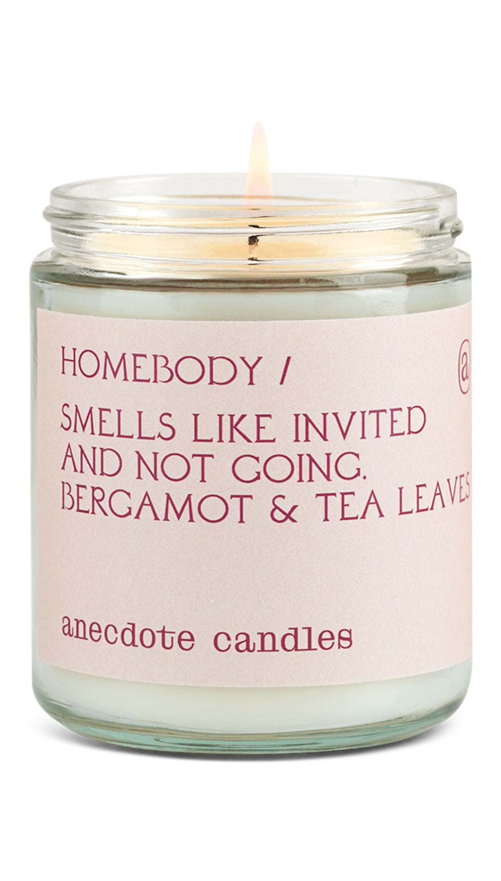 Homebody Candle (Bergamot & Tea Leaves) Candle - 7.8 oz glass jar - 310 Home/Gift