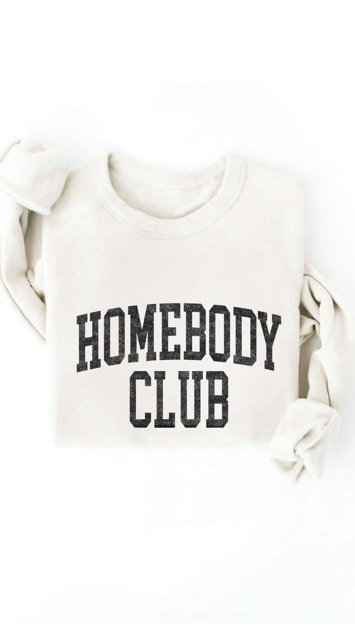 HOMEBODY CLUB Graphic Sweatshirt - 150 Sweatshirts