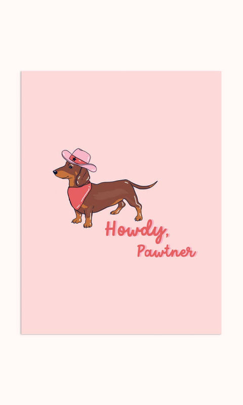 Howdy Pawtner | Everyday Card - 310 Home/Gift