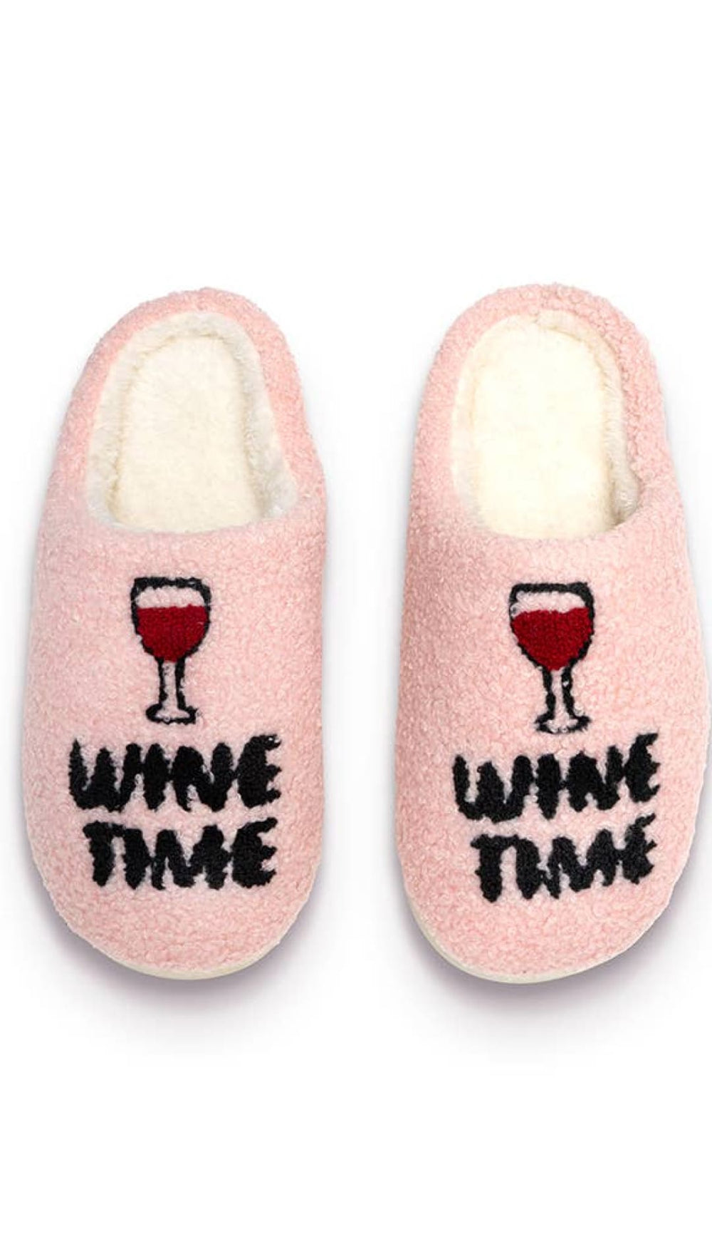 Indoor / Outdoor Slippers - ’Wine Time’ - Pink - S/M - 240 Intimates/Lounge