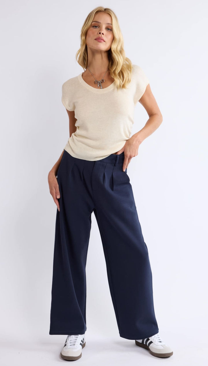 Innocence Pleated Knit Trousers - 220 Other Bottoms