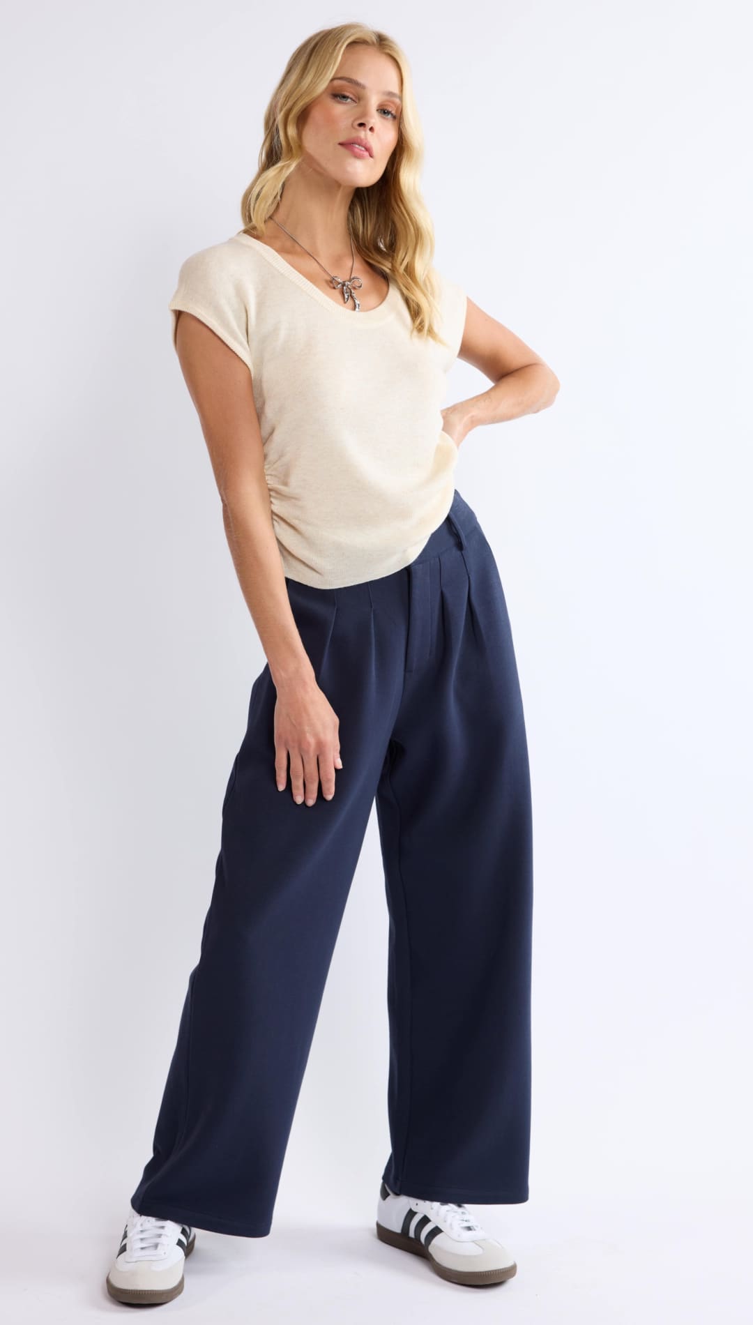 Innocence Pleated Knit Trousers - 220 Other Bottoms