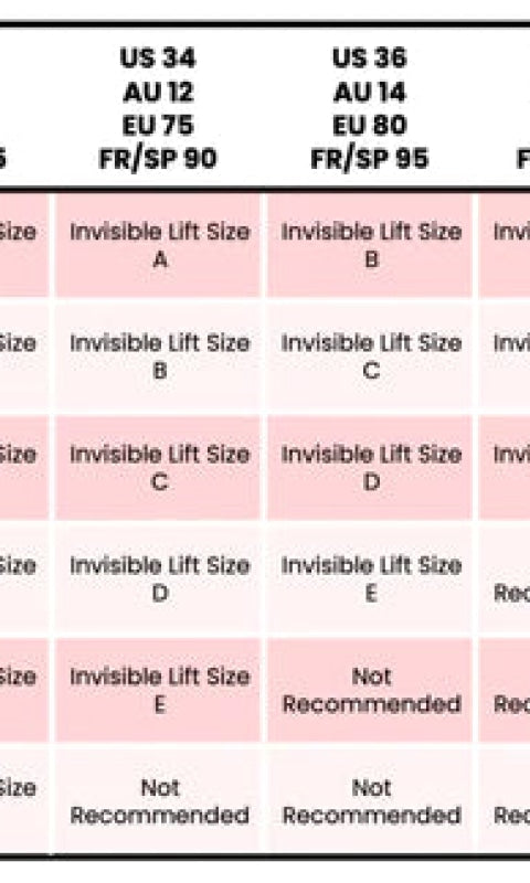 Invisible Lift Inserts - Bras