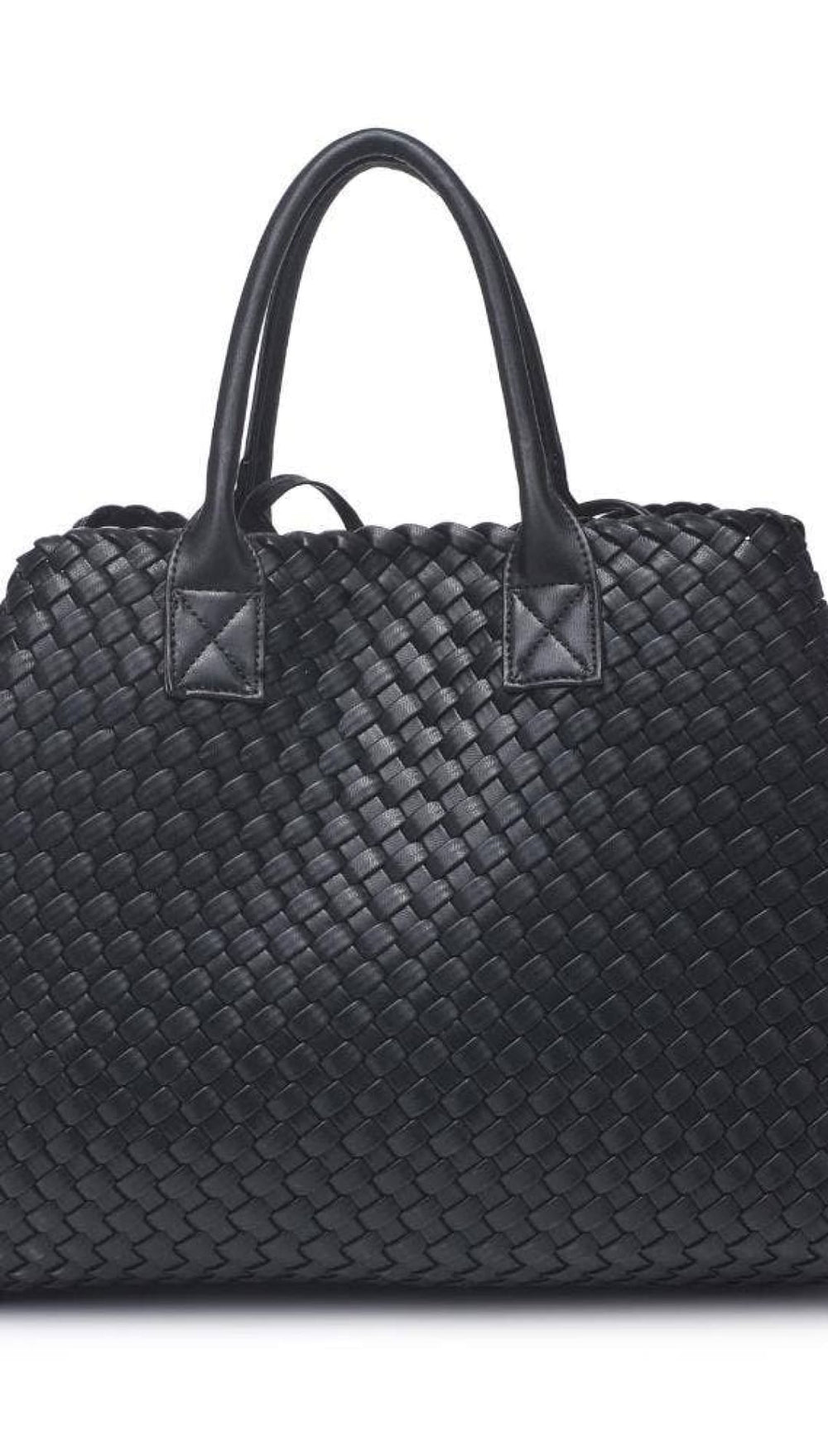 Ithaca Woven Vegan Leather Tote - 270 Handbags