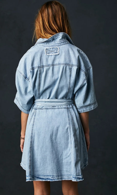 Jenny Denim Tunic - 100 Short Sleeve