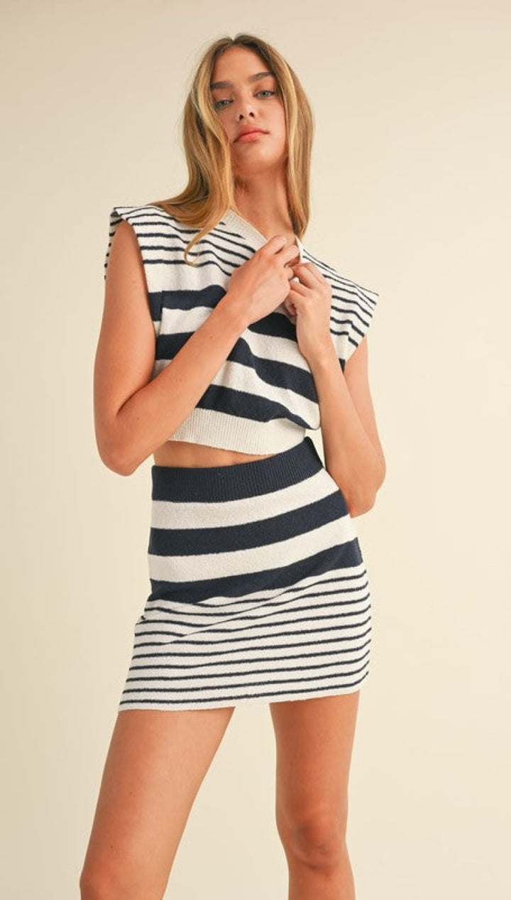 Juliette Stripe Skirt - 220 Other Bottoms