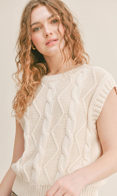 Ken Cable Knit Sweater - Shirts & Tops