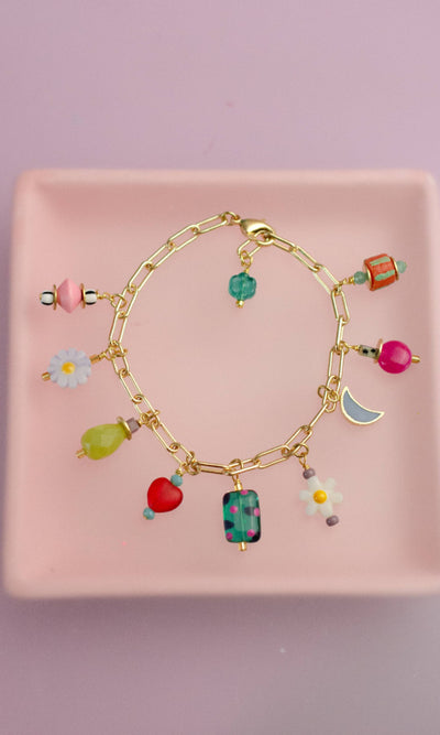 Ladybird Colorful Charm Bracelet - 260 Jewelry