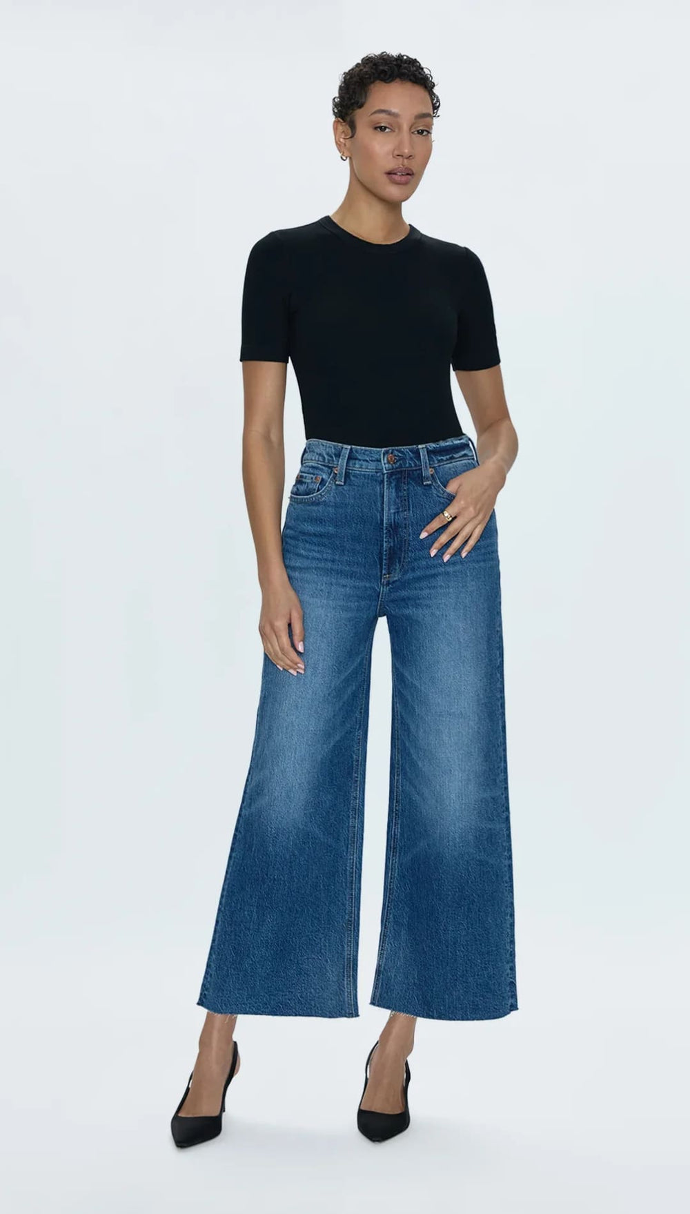Lana Cropped Jeans - Palladium - 200 Jeans