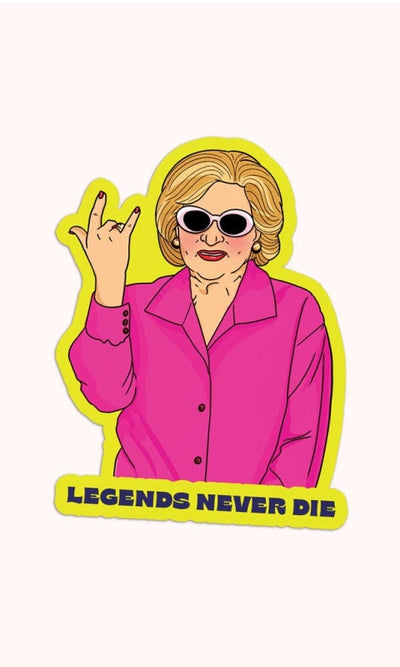 Legends Never Die Betty Sticker - 310 Home/Gift