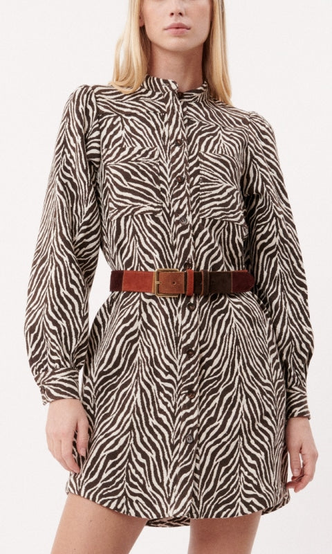 Leonie Zebra Woven Dress - 180 Dresses