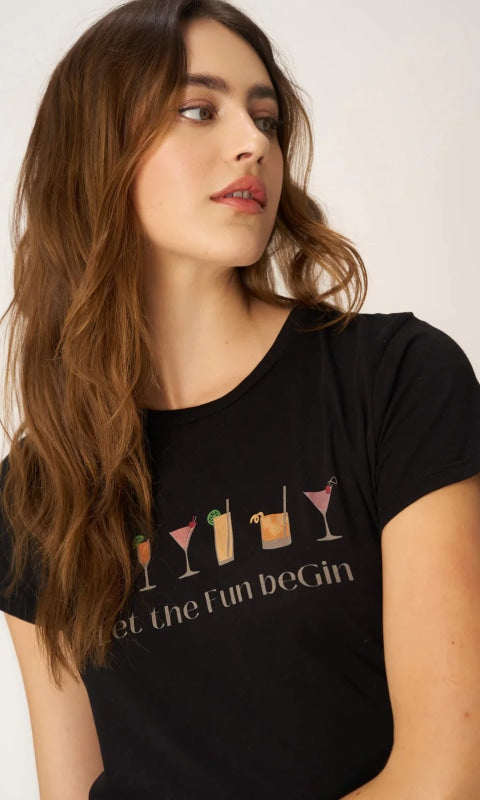 Let The Fun Be Gin Graphic Tee - 130 Graphics