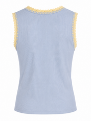 Limoncello Lace Trim Tank