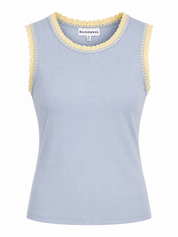 Limoncello Lace Trim Tank