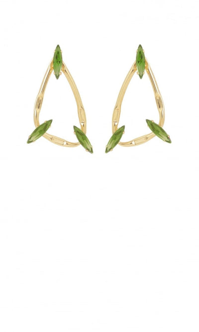 Lovely Statement Earrings - Green - Jewelry