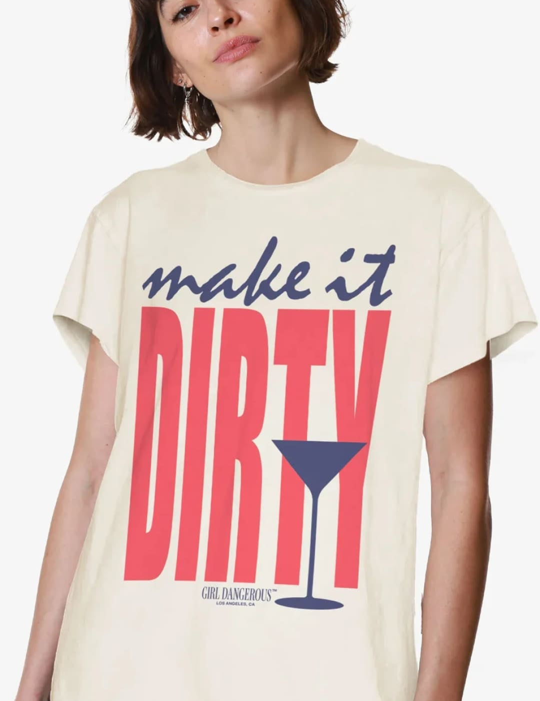 Woman’s graphic t-shirt.