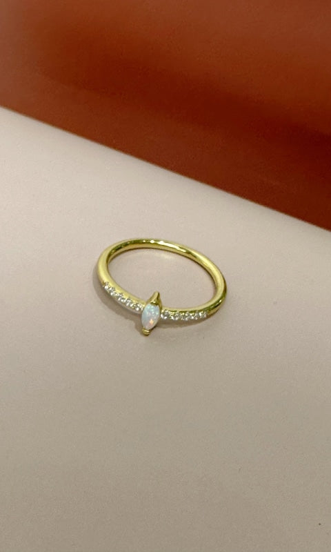 Marquis Opal Ring - Jewelry