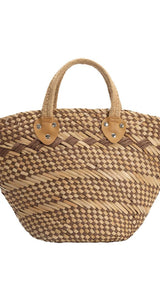 Martha Natural Straw Vegan Tote Bag