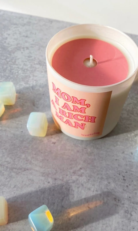 Mom I Am a Rich Man Candle - Candles