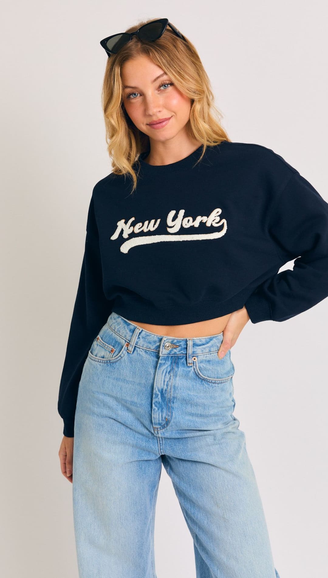 New York Cropped Sweatshirt - 150 Sweatshirts