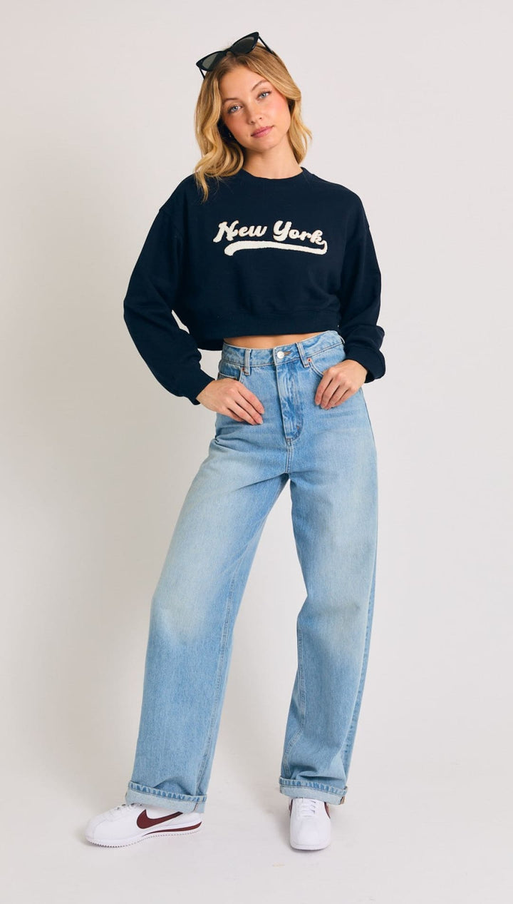 New York Cropped Sweatshirt - 150 Sweatshirts