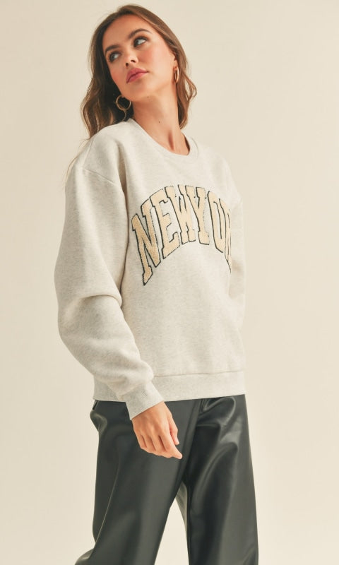 New York Varsity Sweatshirt - Shirts & Tops