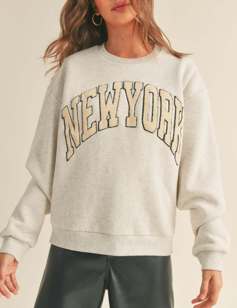 New York Varsity Sweatshirt - Shirts & Tops