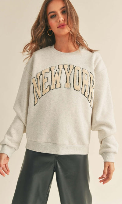 New York Varsity Sweatshirt - Shirts & Tops