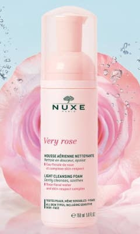 Nuxe Very Rose Light cleansing foam - 5 oz - GIFT