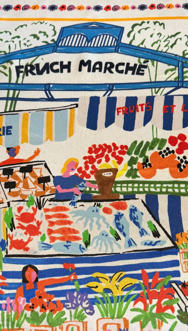 Colorful market scene.