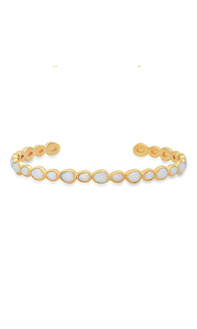 Opal Open Cuff Bracelet - Jewelry