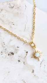 Gemstone North Star Necklace