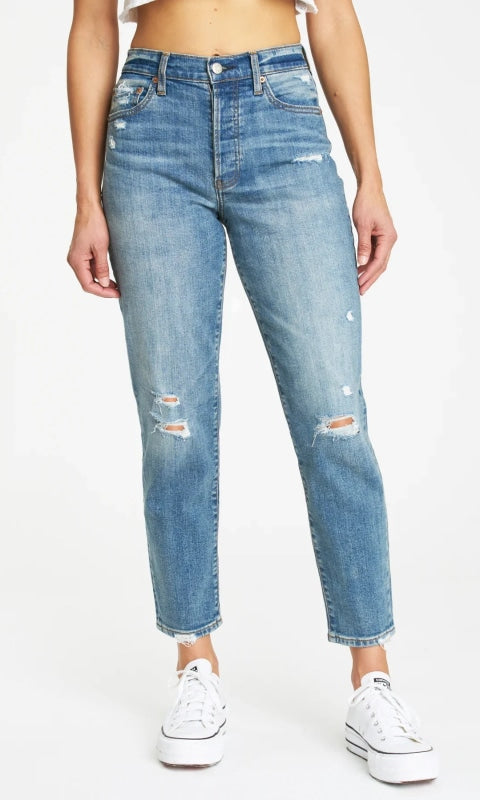 Original High Rise Mom Jeans - Denim