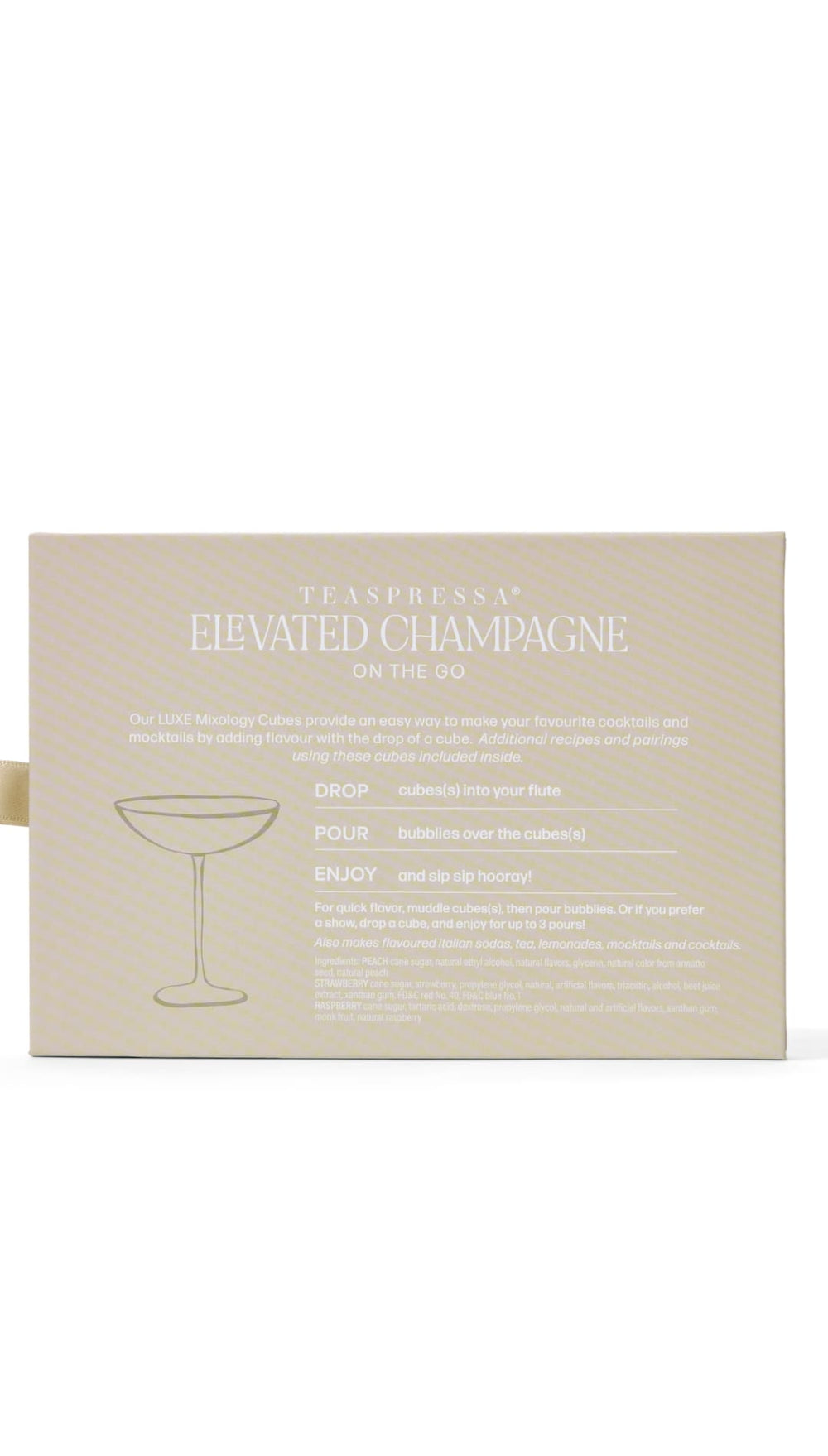 Champagne glass set box.