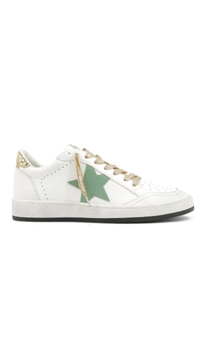 Paz Sneakers - Green/Gold - Shoes