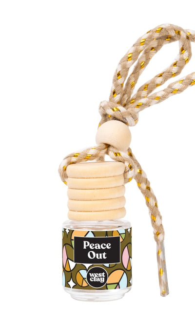 Peace Out Car Air Freshener | Hanging Diffuser - 310 Home/Gift
