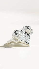 Prairie 18K Gold Non Tarnish Statement Heart Ring