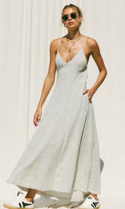 Rachel Stripe Maxi Dress - 180 Dresses