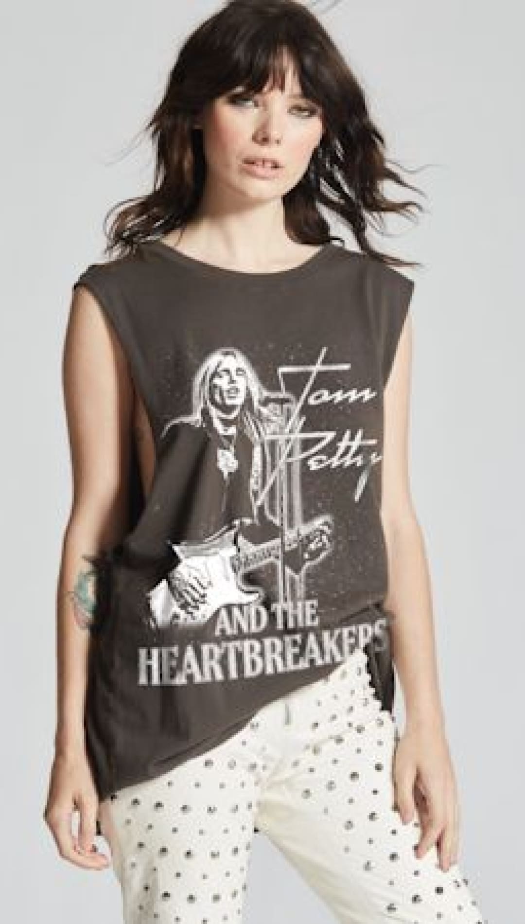 Tom Petty graphic tank top.