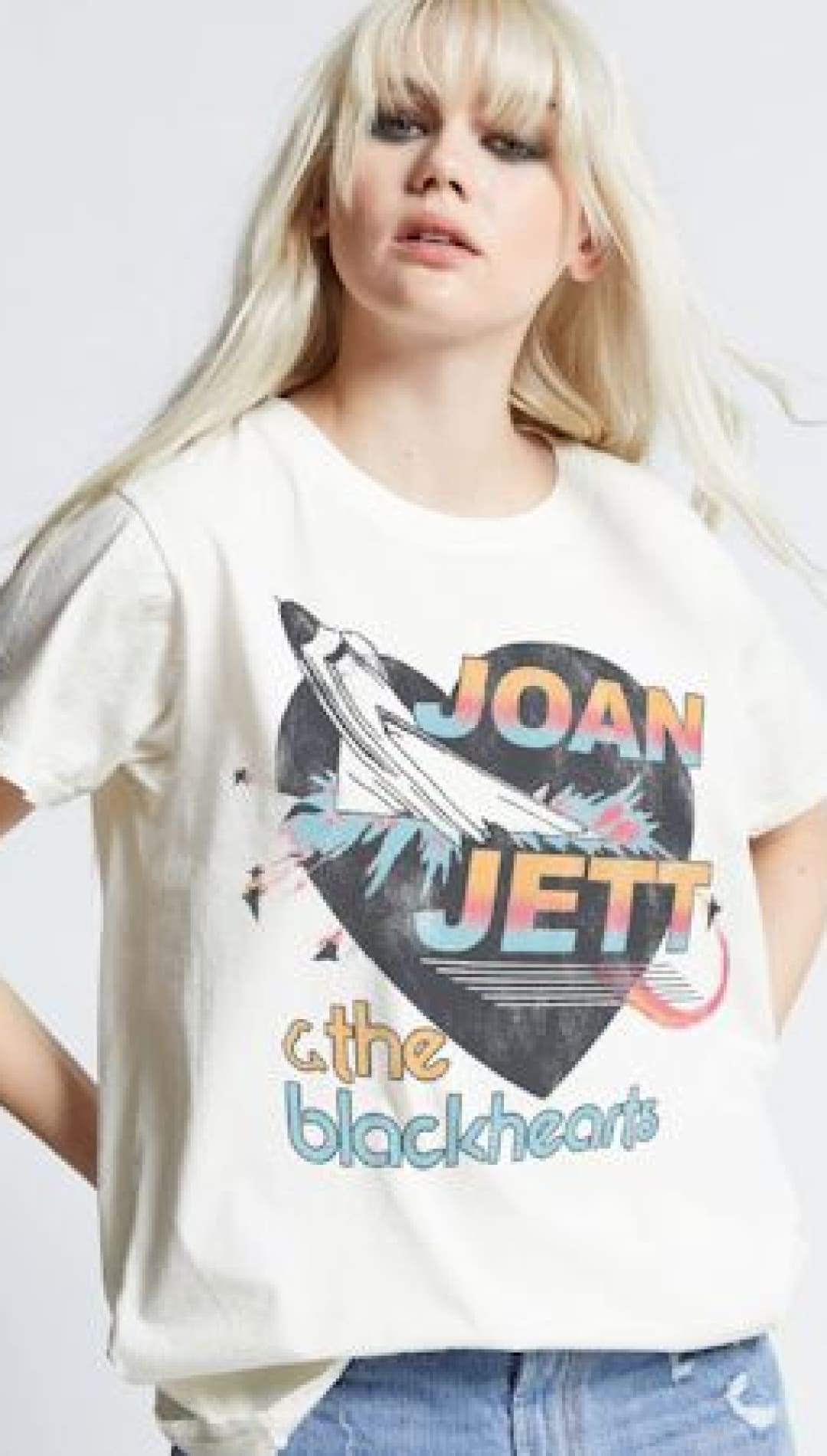 Joan Jett graphic tee.