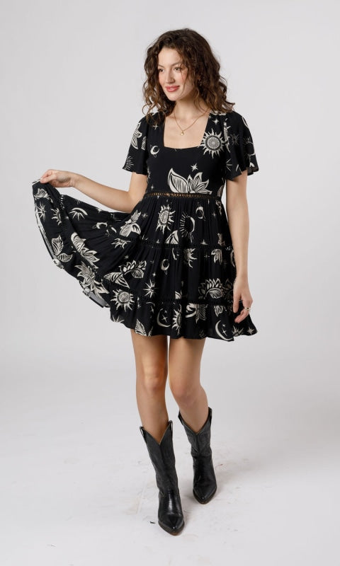 Remy Printed Dress - Dress