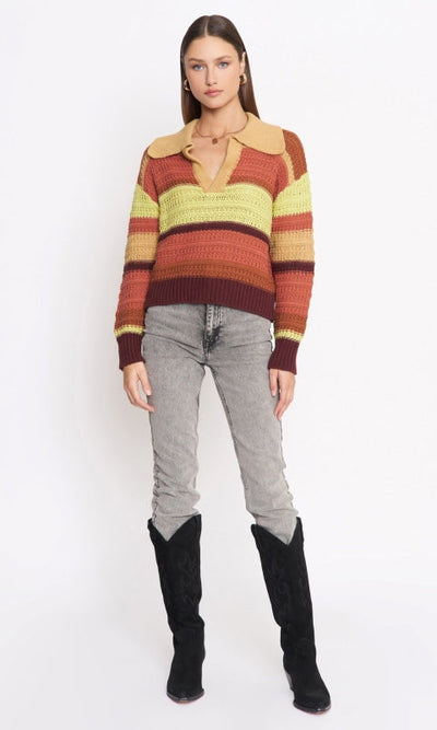 Ryder Knit Stripe Sweater - Shirts & Tops