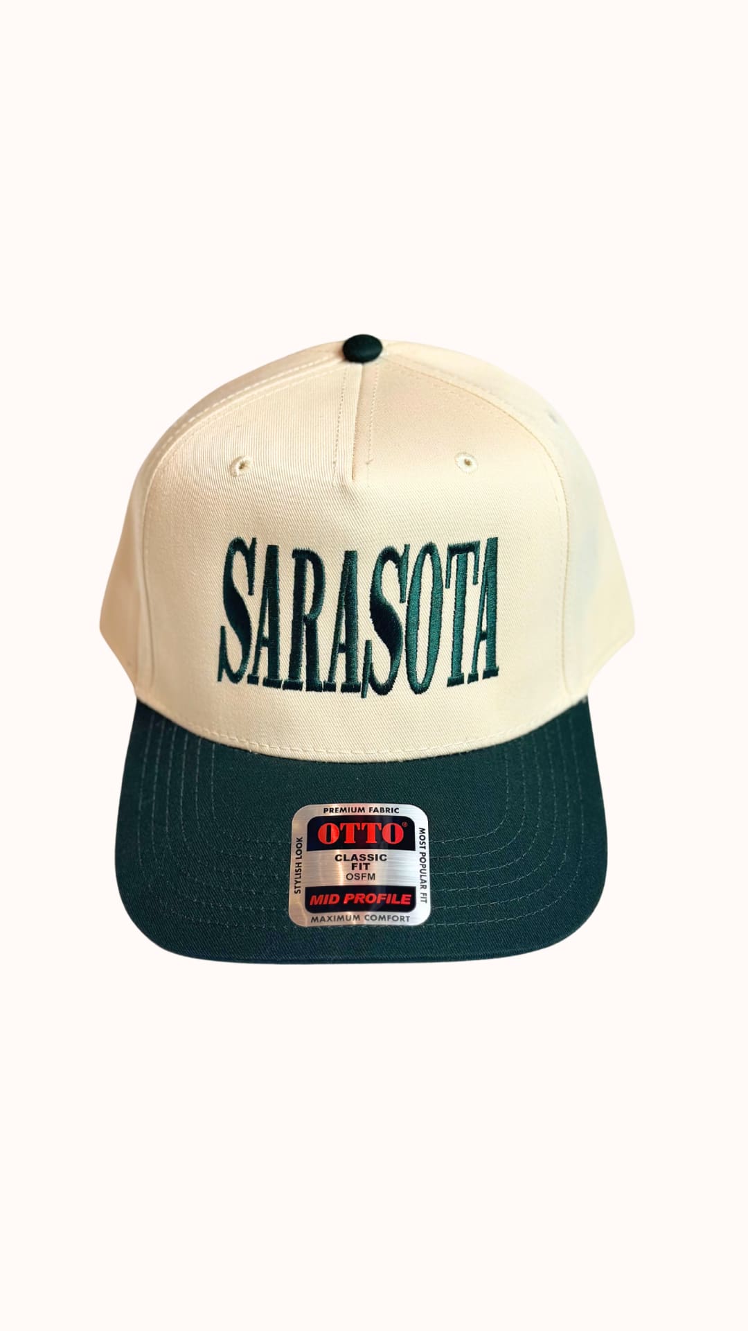 SARASOTA Baseball Hat - Classic - Green - 280 Other Accessories