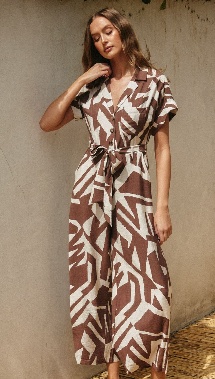 Sari Printed Jumpsuit - 220 Other Bottoms