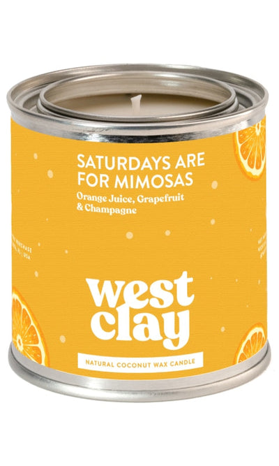 Saturdays are for Mimosas Candle | Orange & Champagne - GIFT